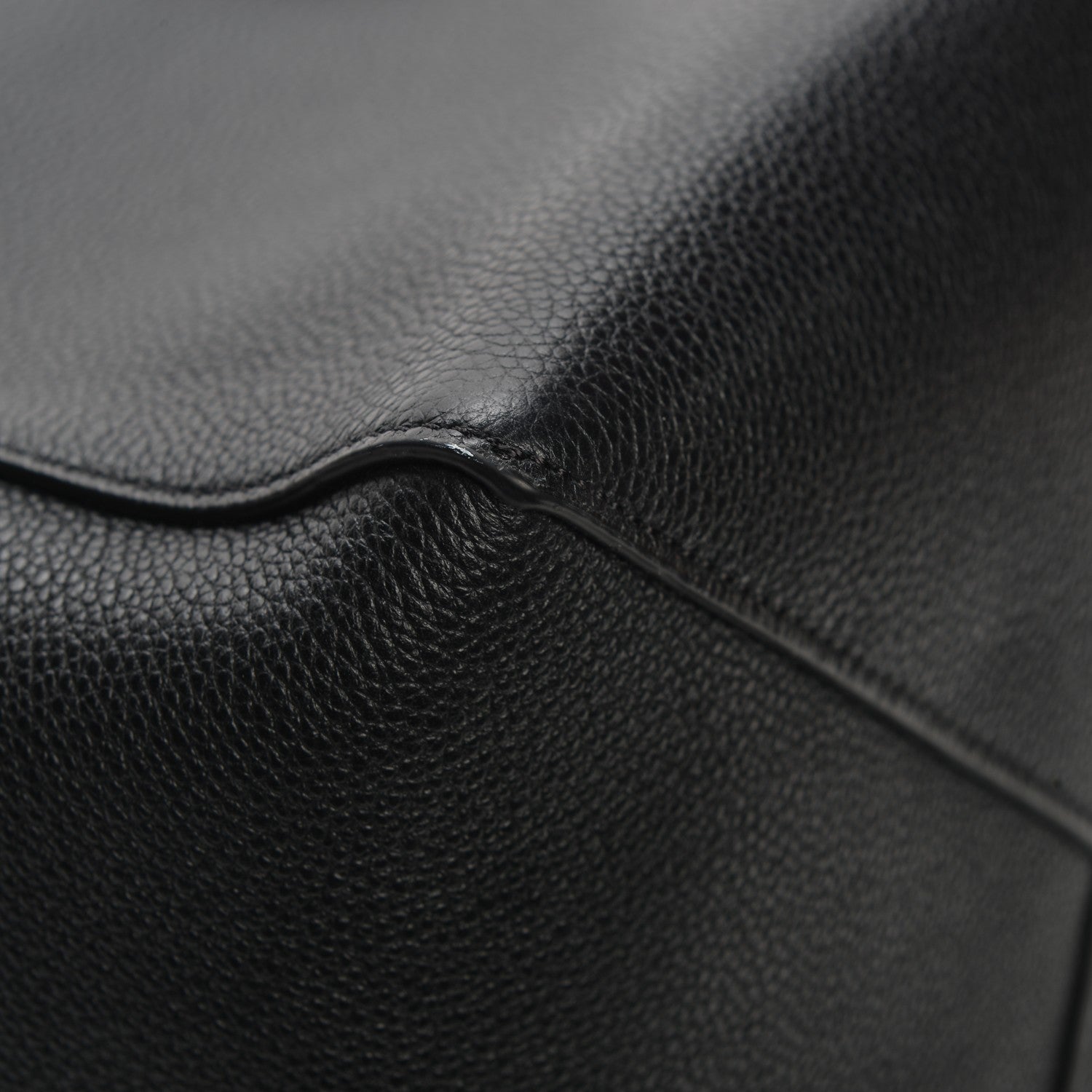 Celine Soft Grained Calfskin Medium Cabas Phantom Black 8 of 8