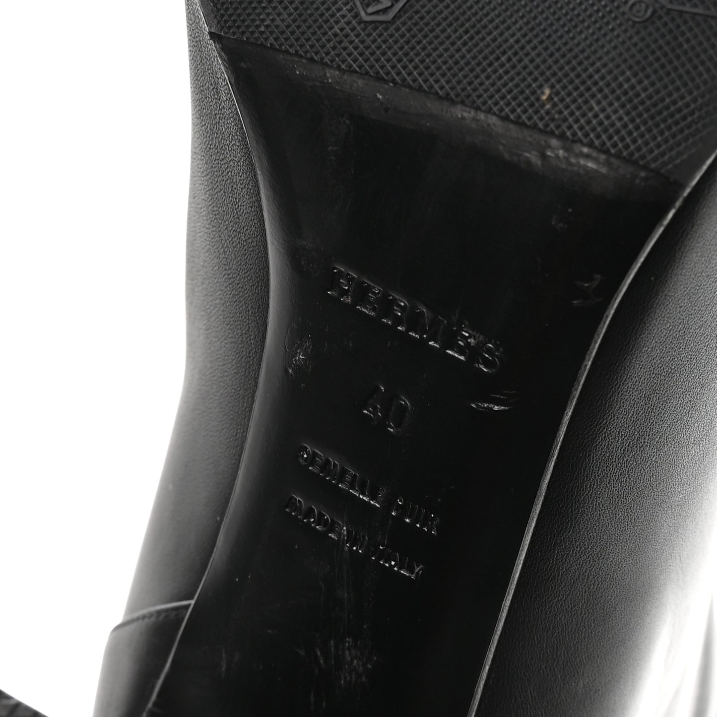 Heritage Calfskin Story Boots 40 Black
