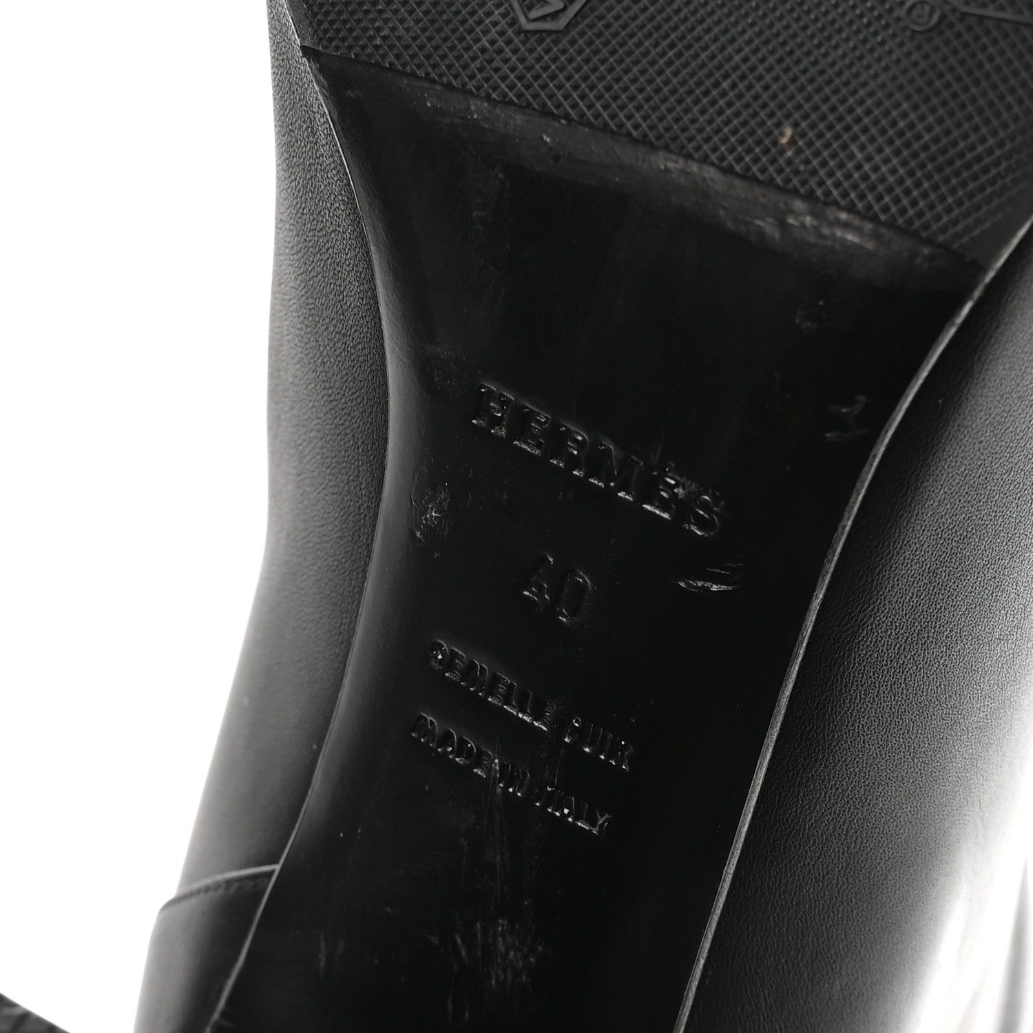 Hermes Heritage Calfskin Story Boots 40 Black 7 of 9
