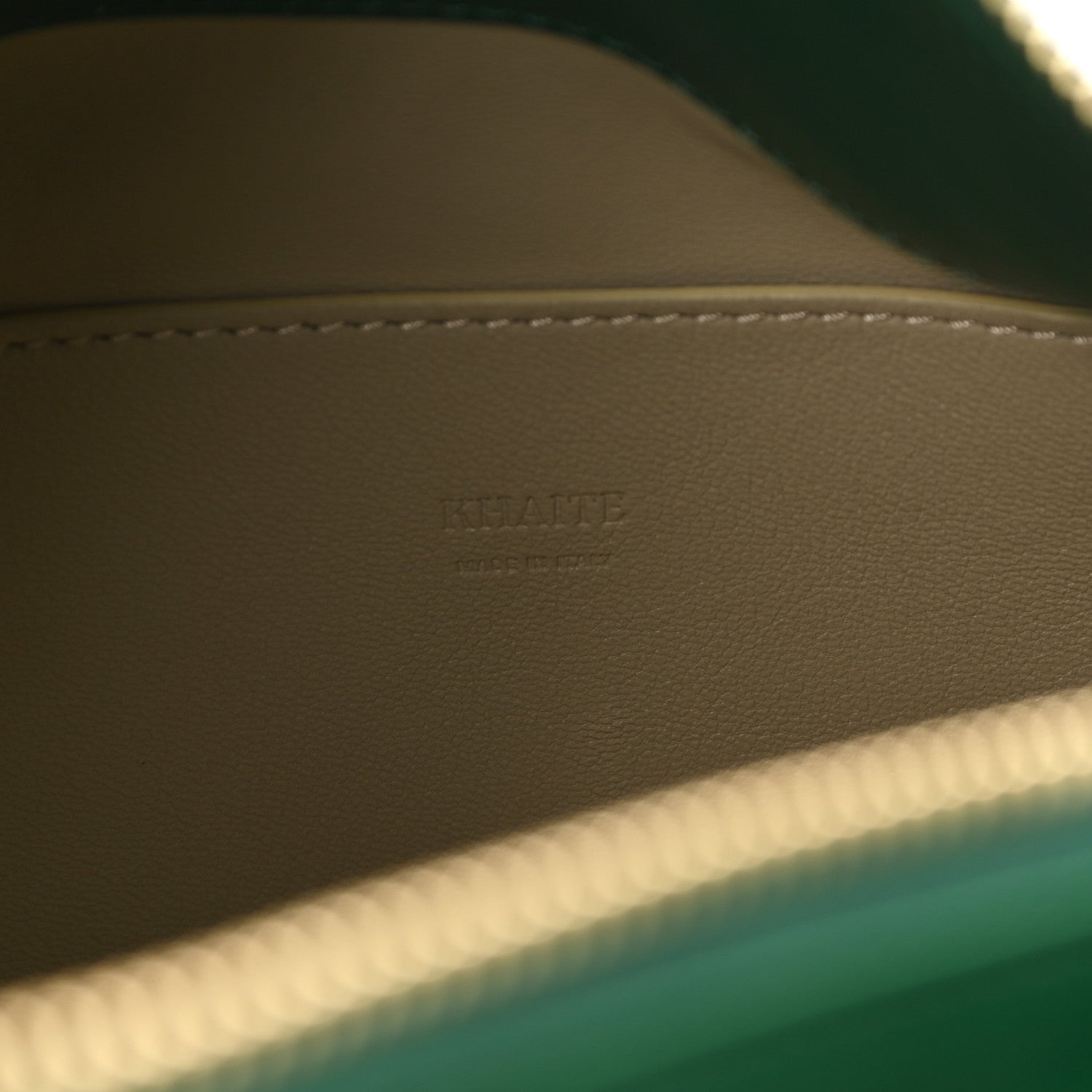 Khaite Calfskin Elena Forest Green 6 of 10