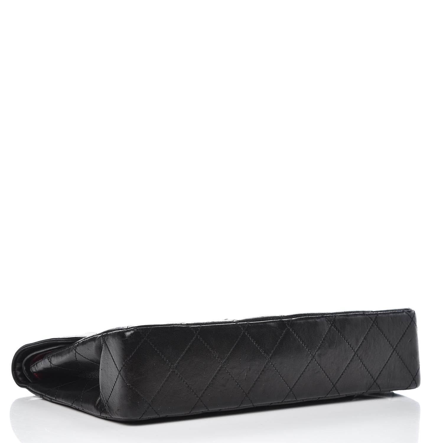 Chanel Lambskin Quilted Medium Double Flap Black 4 of 12