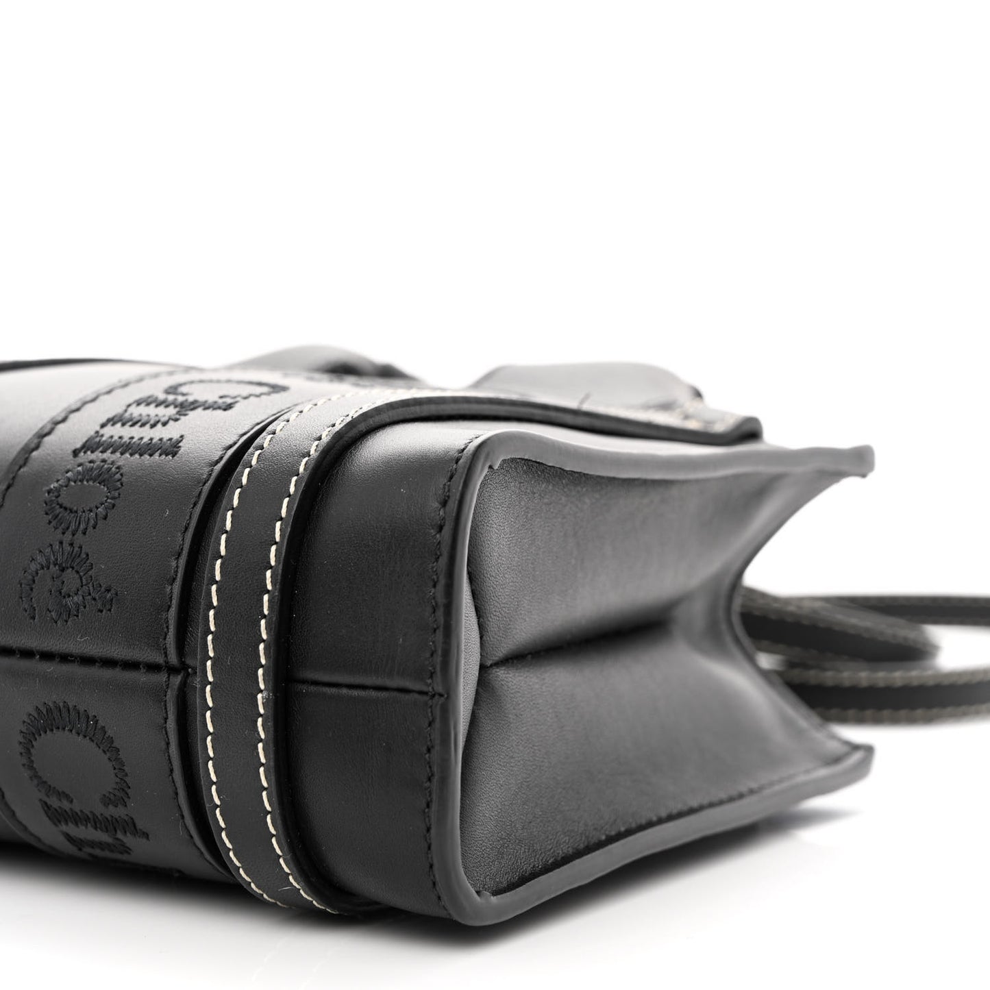 Calfskin Mini Woody Tote Black