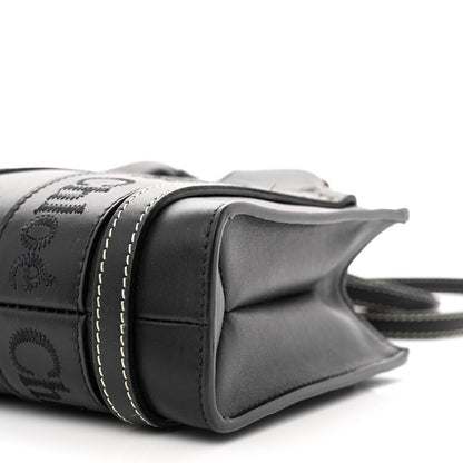 Chloe Calfskin Mini Woody Tote Black 10 of 10