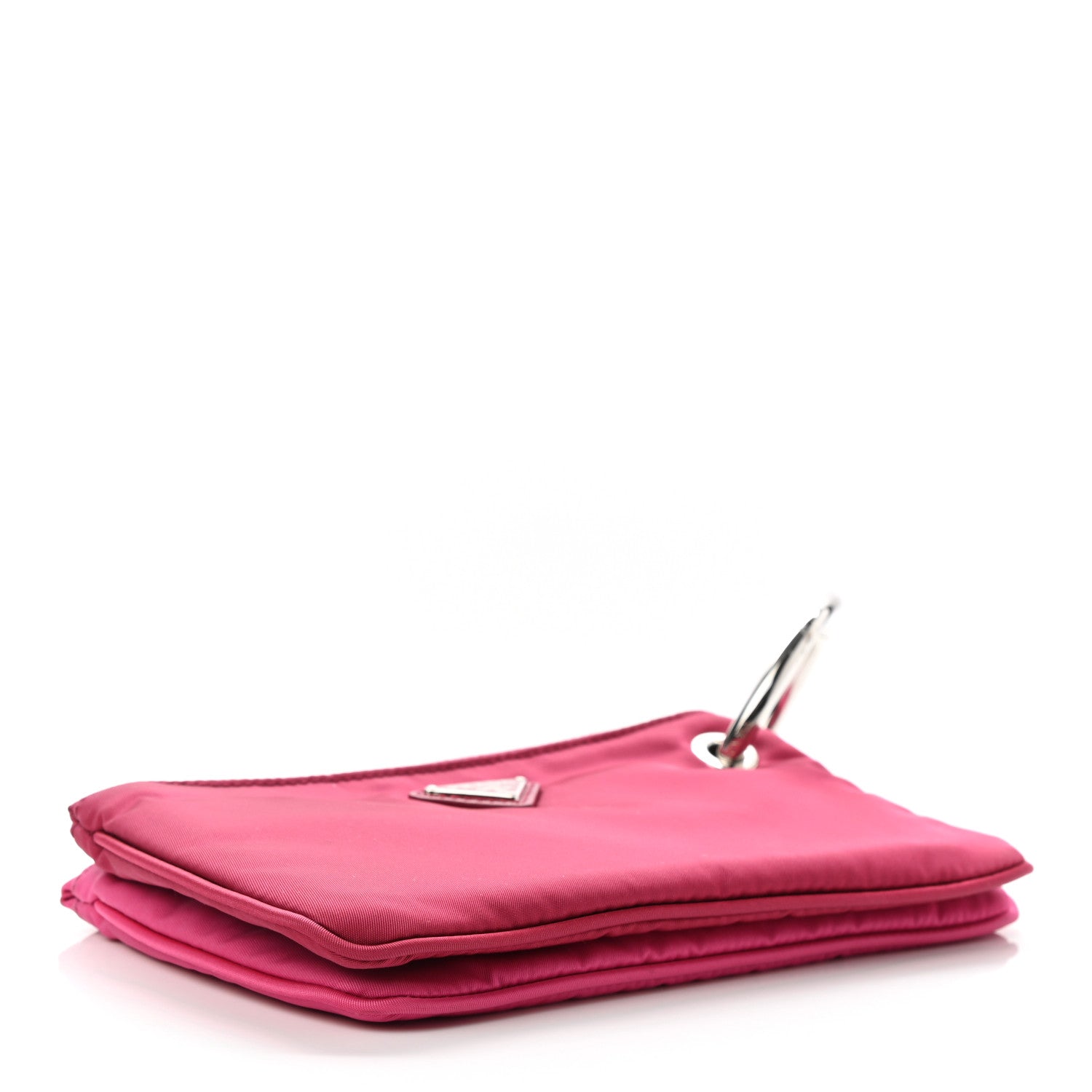 Prada Tessuto Nylon 2 In 1 Clutch Fuchsia Red 4 of 12