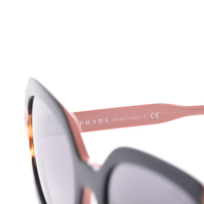 Prada Tortoise Shell Round Sunglasses SPR 16U Black 5 of 7