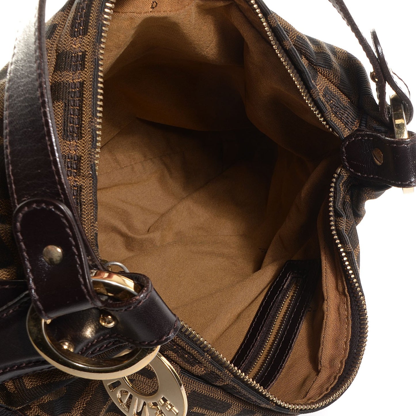 Zucca Cuoio Lucido Chef Hobo Tobacco Moro