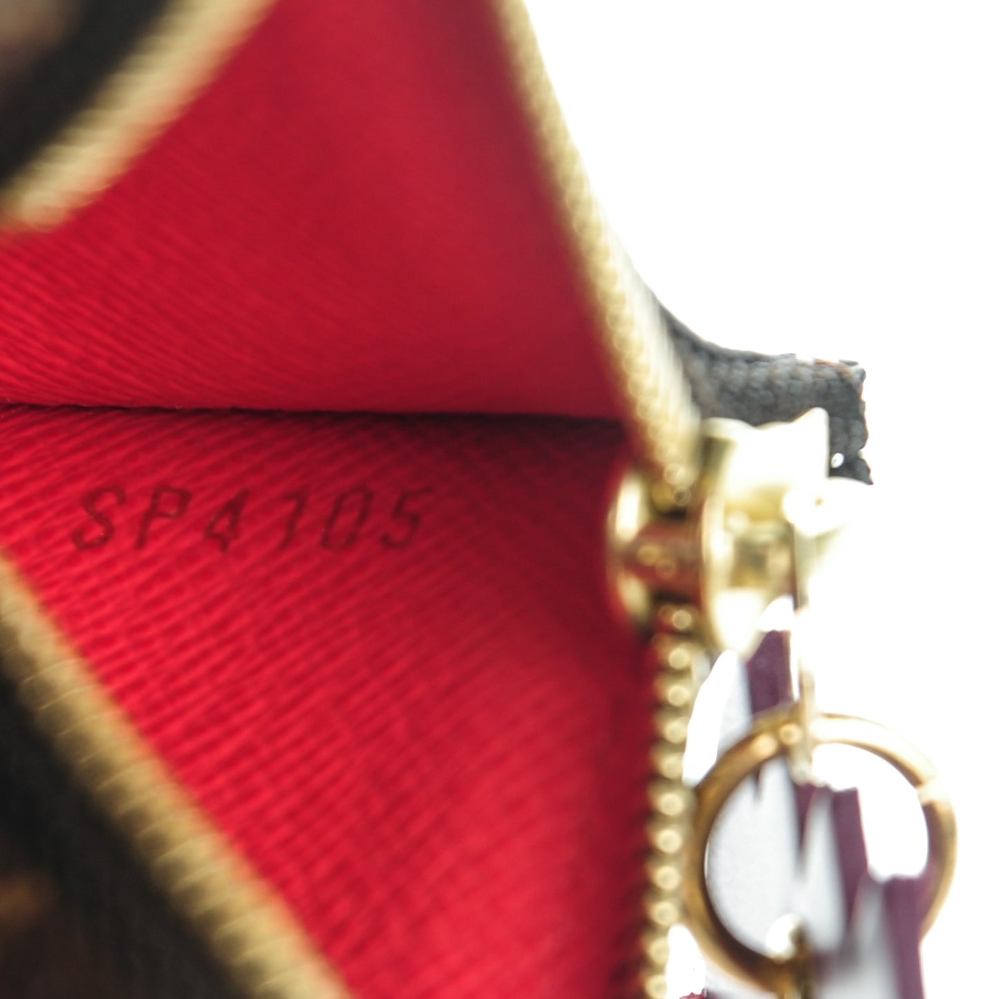 Monogram Totem Key Pouch Flamingo
