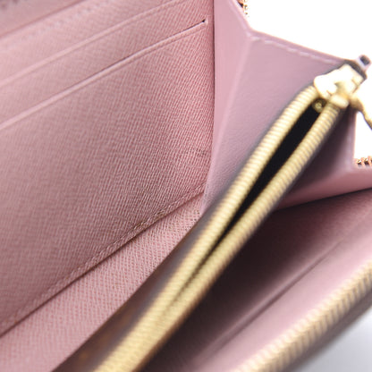 Louis Vuitton Monogram Clemence Wallet Rose Ballerine 9 of 13