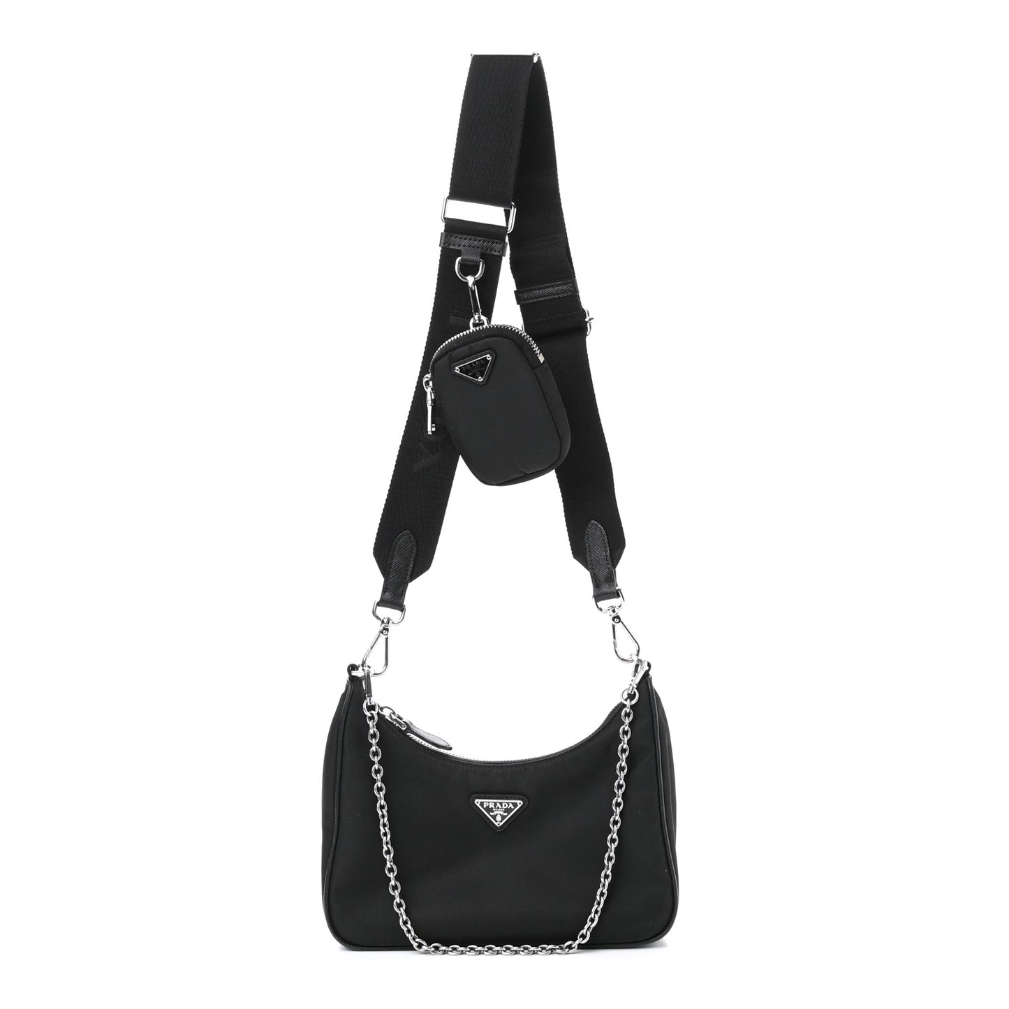 Nylon Re-Edition 2005 Shoulder Bag Black