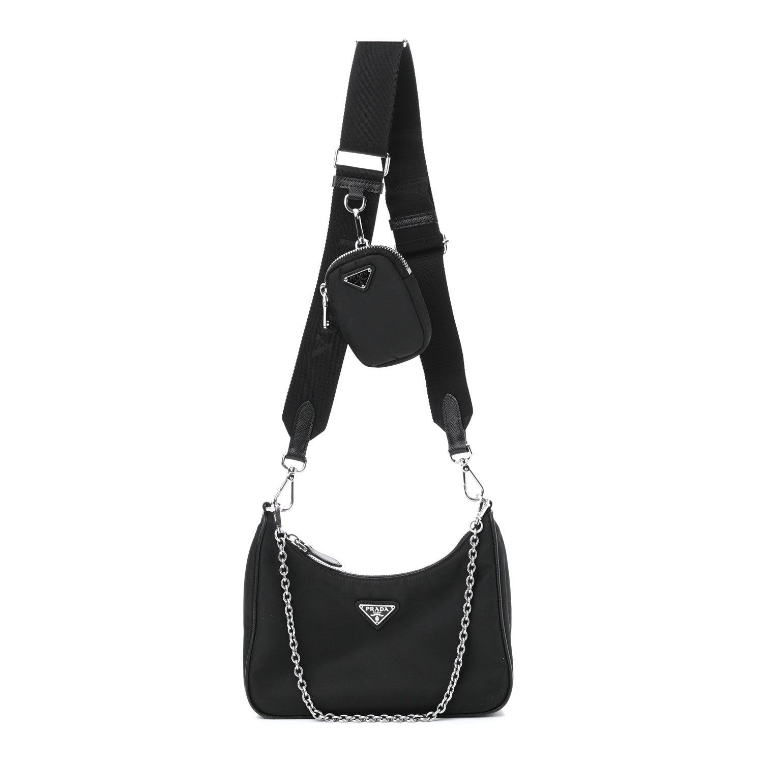 Prada Nylon Re-Edition 2005 Shoulder Bag Black 1 of 12
