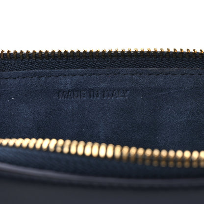Christian Dior Calfskin Vibe Zip Pouch Blue White 8 of 10