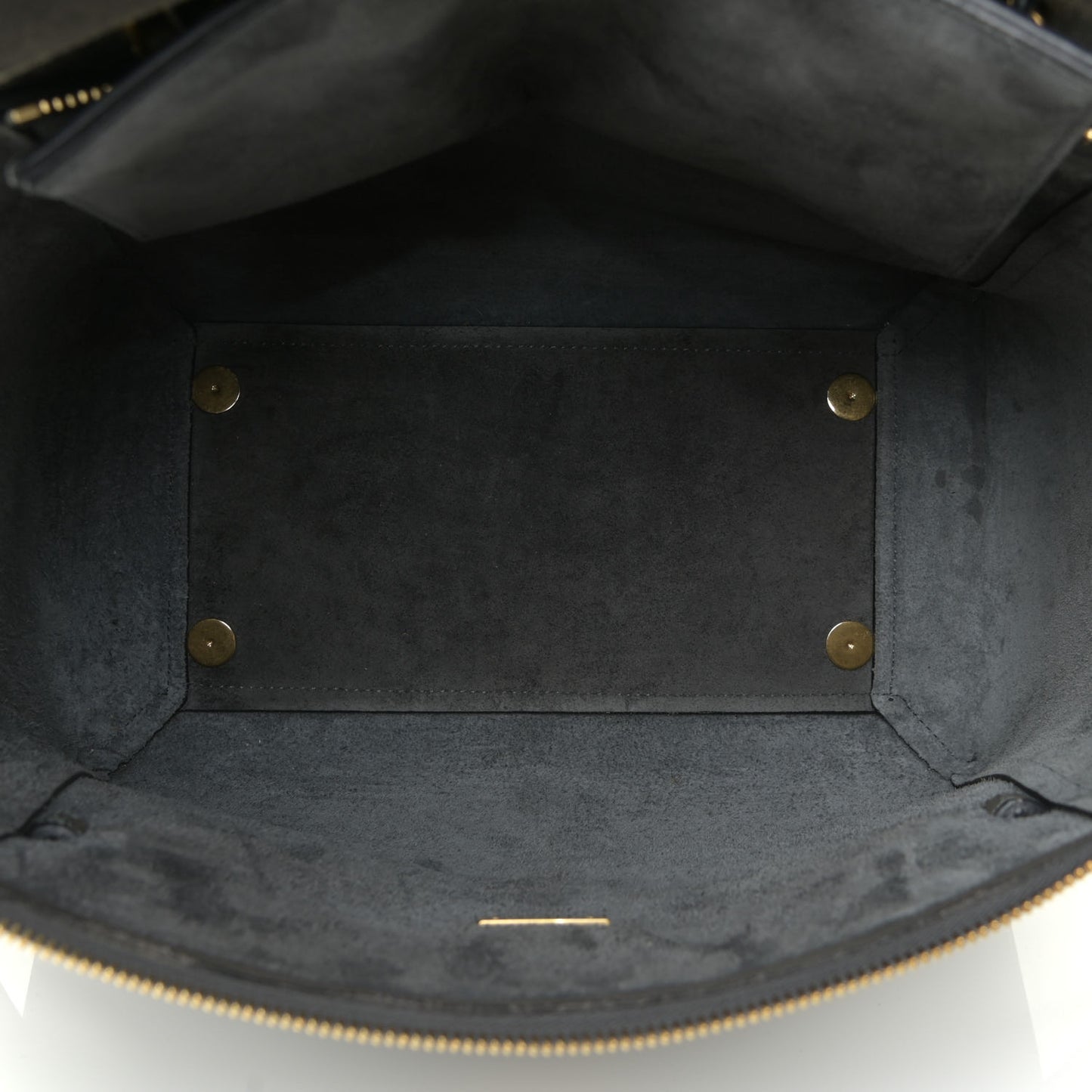 Grained Calfskin Small Belt Bag Grey