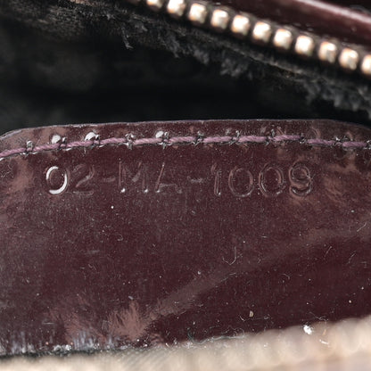 Christian Dior Patent Cannage Medium Lady Dior Burgundy Red 7 of 10