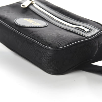 Gucci Econyl Nylon Monogram Off The Grid Belt Bag Black 7 of 12