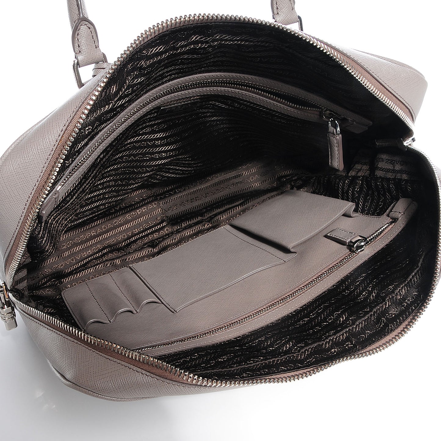 Saffiano Travel Briefcase Argilla
