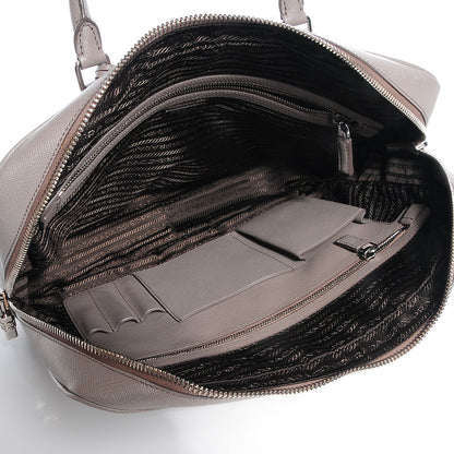 Prada Saffiano Travel Briefcase Argilla 5 of 11