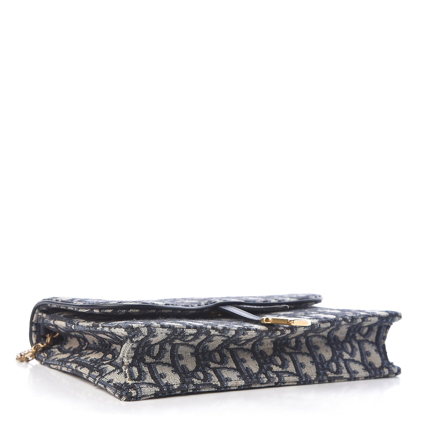 Oblique Saddle Chain Pouch Blue