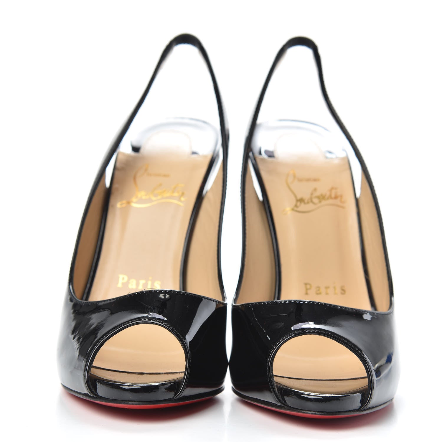Christian Louboutin Patent Gamma Talon 120 Pumps 36.5 Black 2 of 9