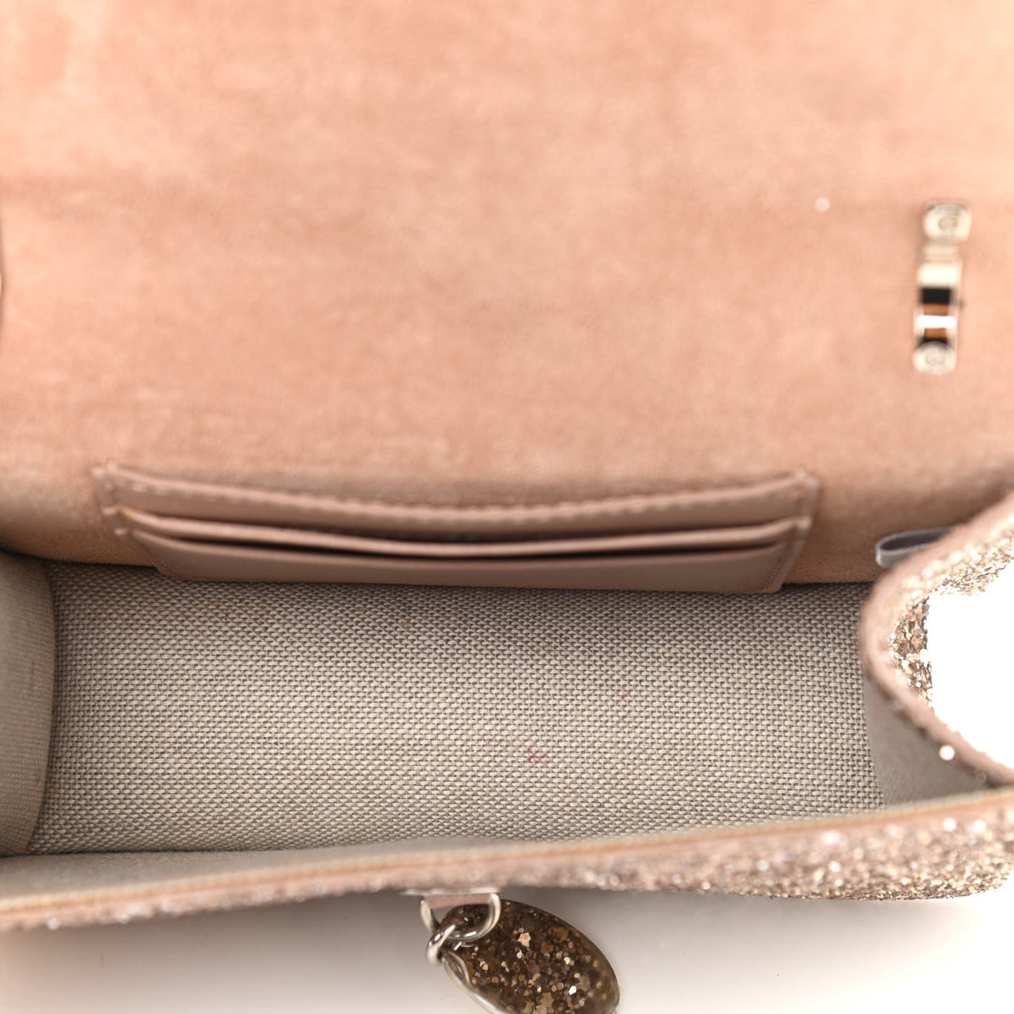 Coarse Glitter Mini Finley Shoulder Bag Ballet Pink