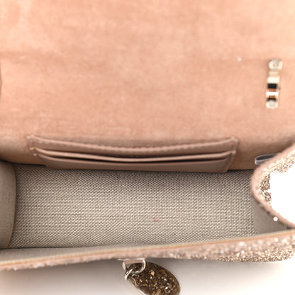 Jimmy Choo Coarse Glitter Mini Finley Shoulder Bag Ballet Pink 5 of 11