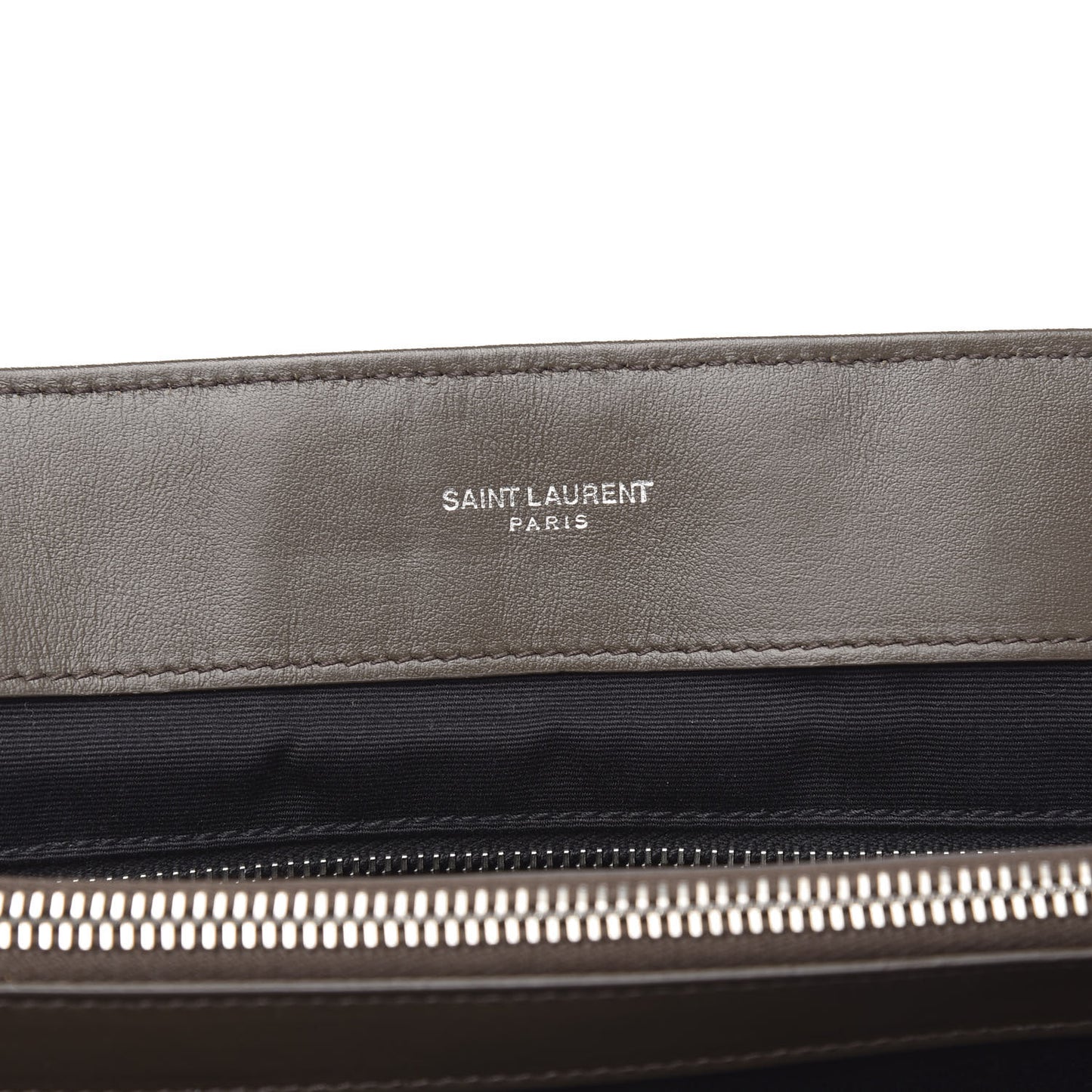 Calfskin Y Quilted Monogram Large Loulou Chain Satchel Kaki Fonce