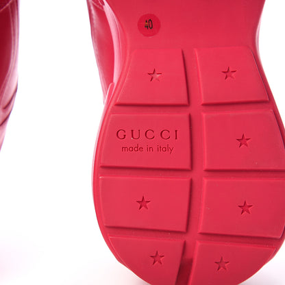 Gucci Calfskin Logo Womens Rhyton Sneakers 40 Box Pink 7 of 11
