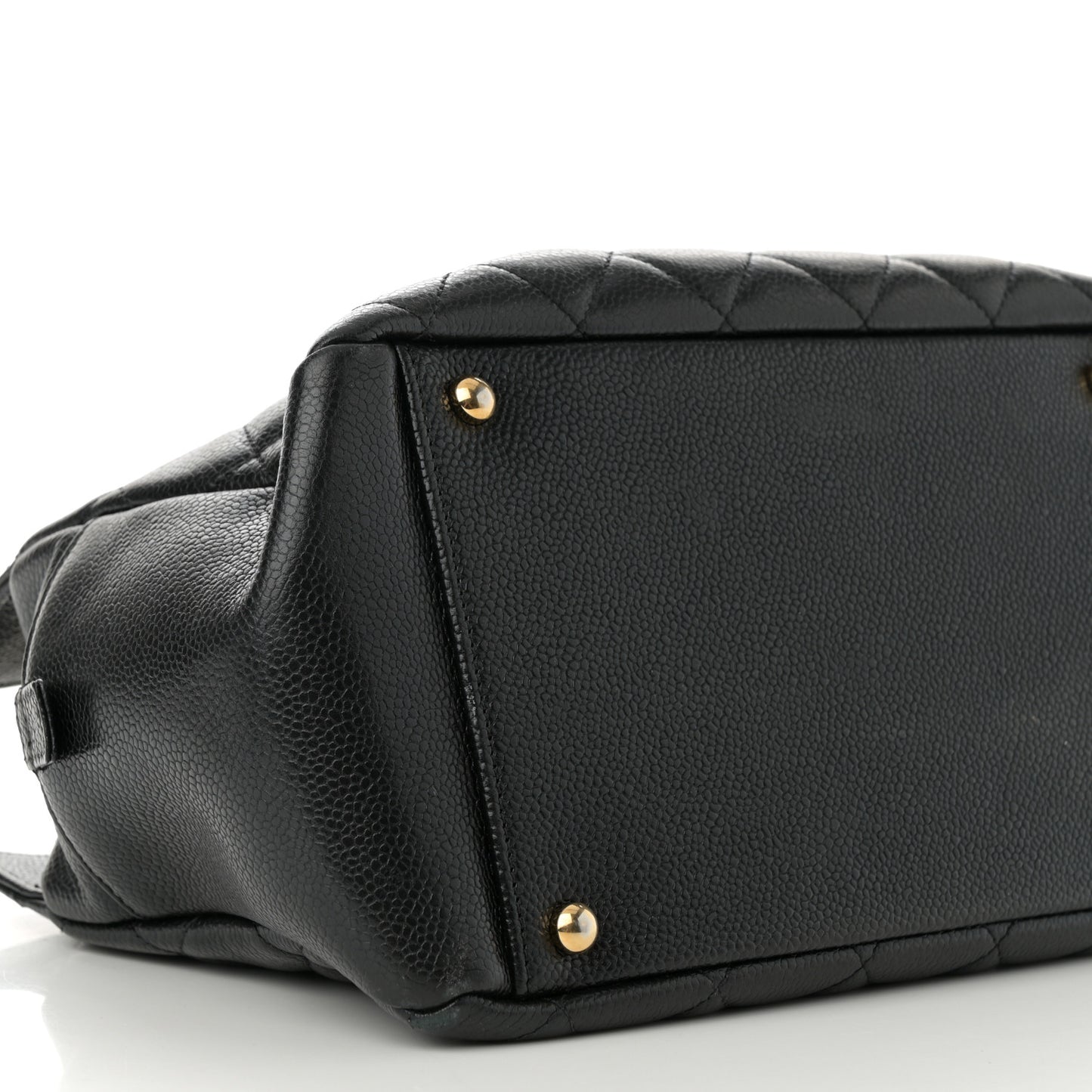 Caviar Quilted Petit Timeless Tote PTT Black
