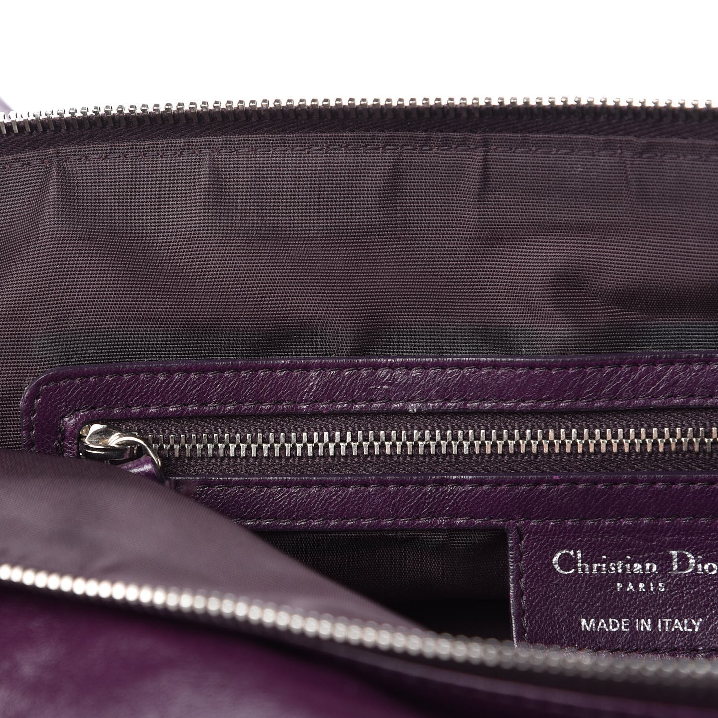 Lambskin Cannage Large Granville Tote Purple