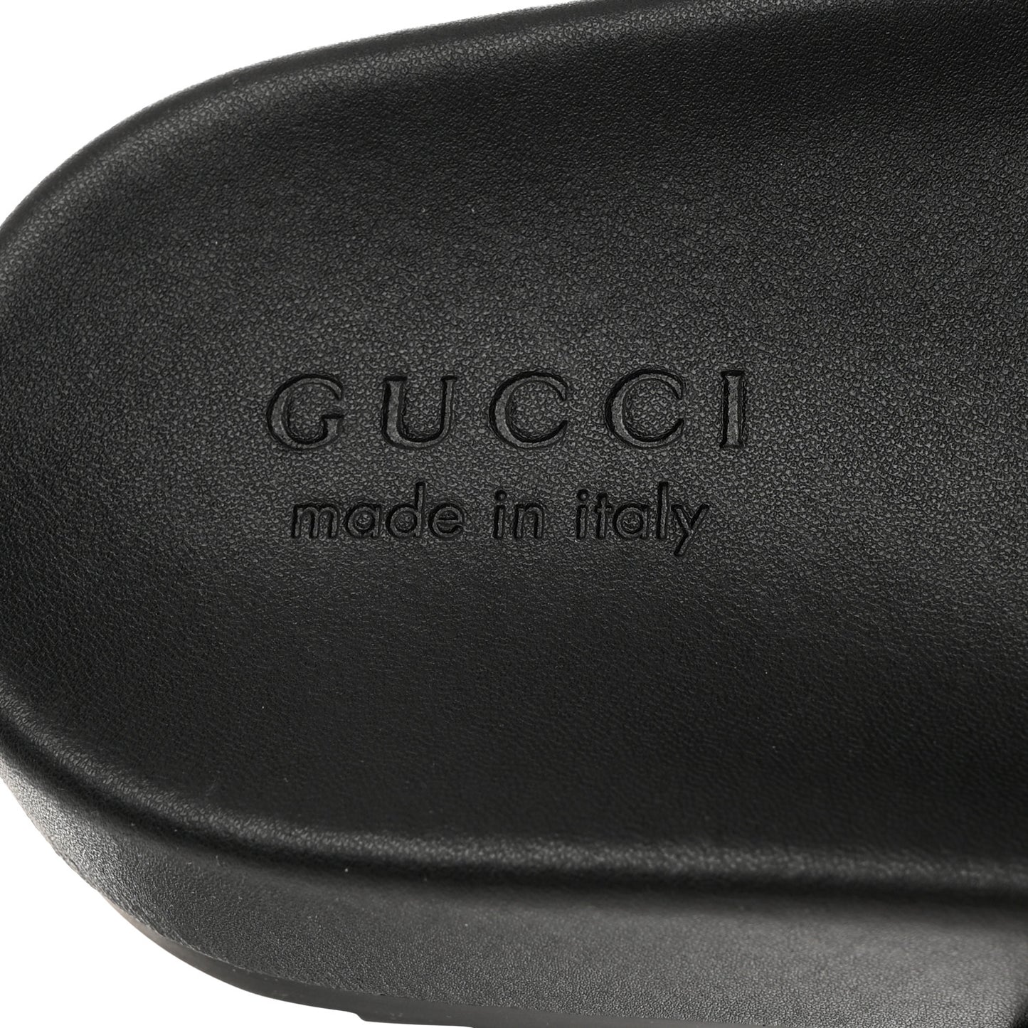 Econyl Nylon Demetra GG Monogram Mens Off the Grid Slide Sandals 12 Black
