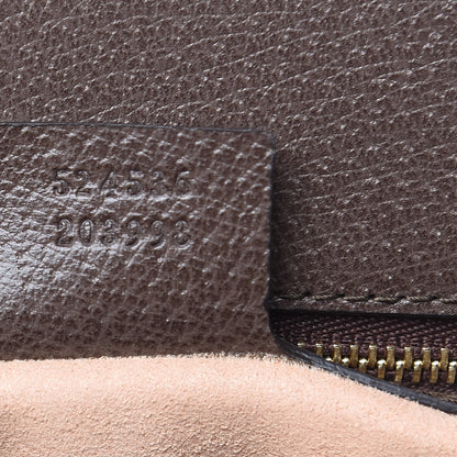 Gucci GG Supreme Monogram Web Ophidia Vertical Tote Brown 7 of 9