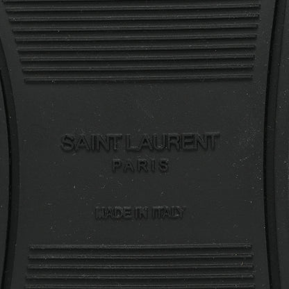Saint Laurent Calfskin Andy Low Top Sneakers 40 Black 7 of 9