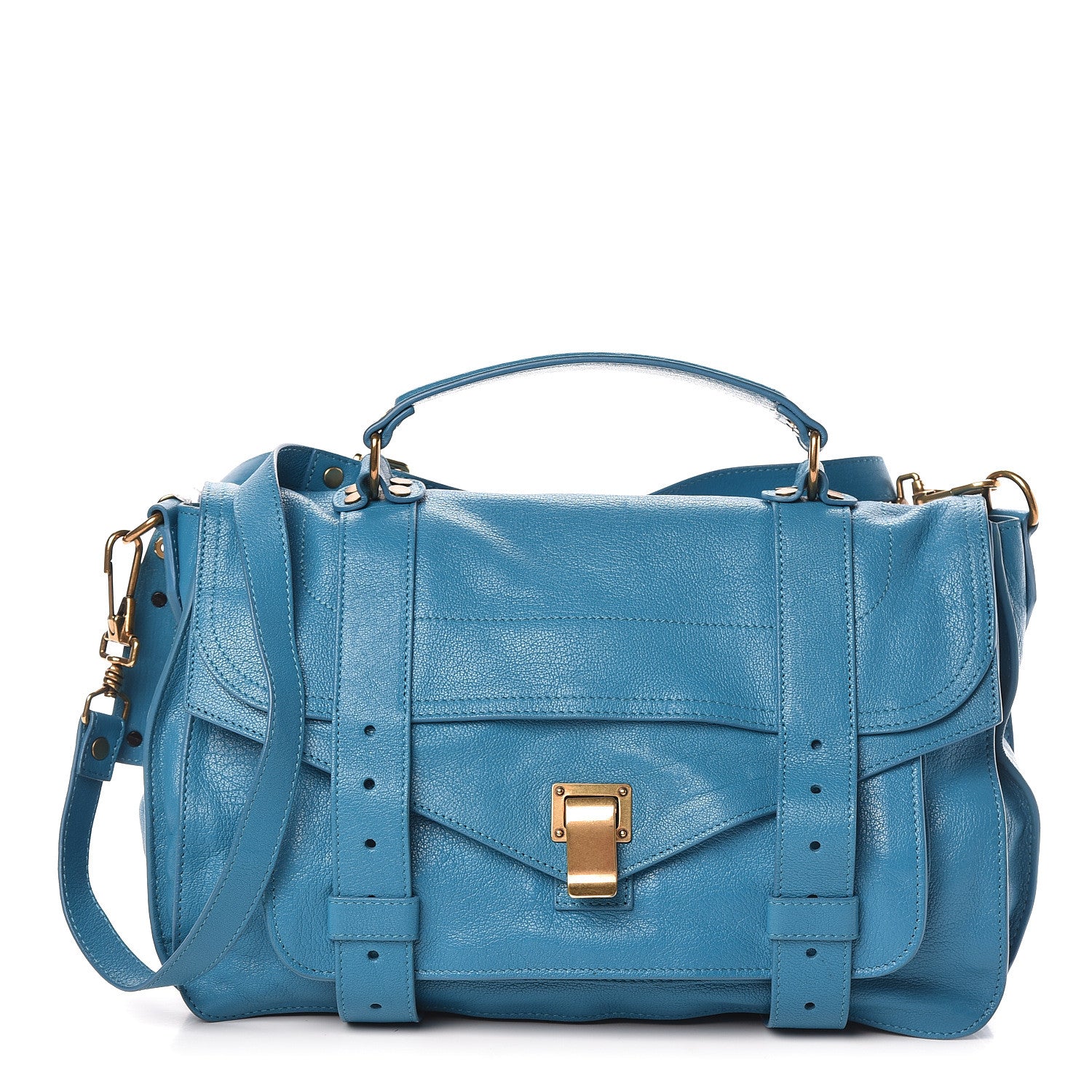 Proenza Schouler Lambskin Medium PS1 Satchel Oahu 1 of 11