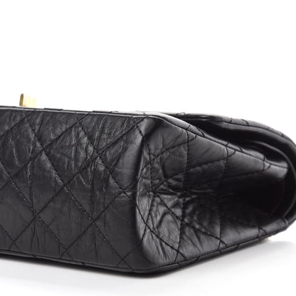 Chanel Aged Calfskin Quilted 2.55 Reissue 226 Flap Black 7 of 12