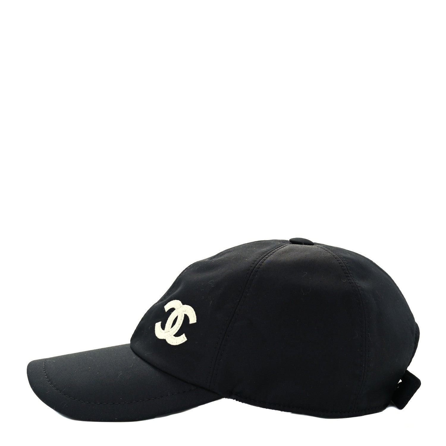 Chanel Cotton CC Cap Hat Black 3 of 8
