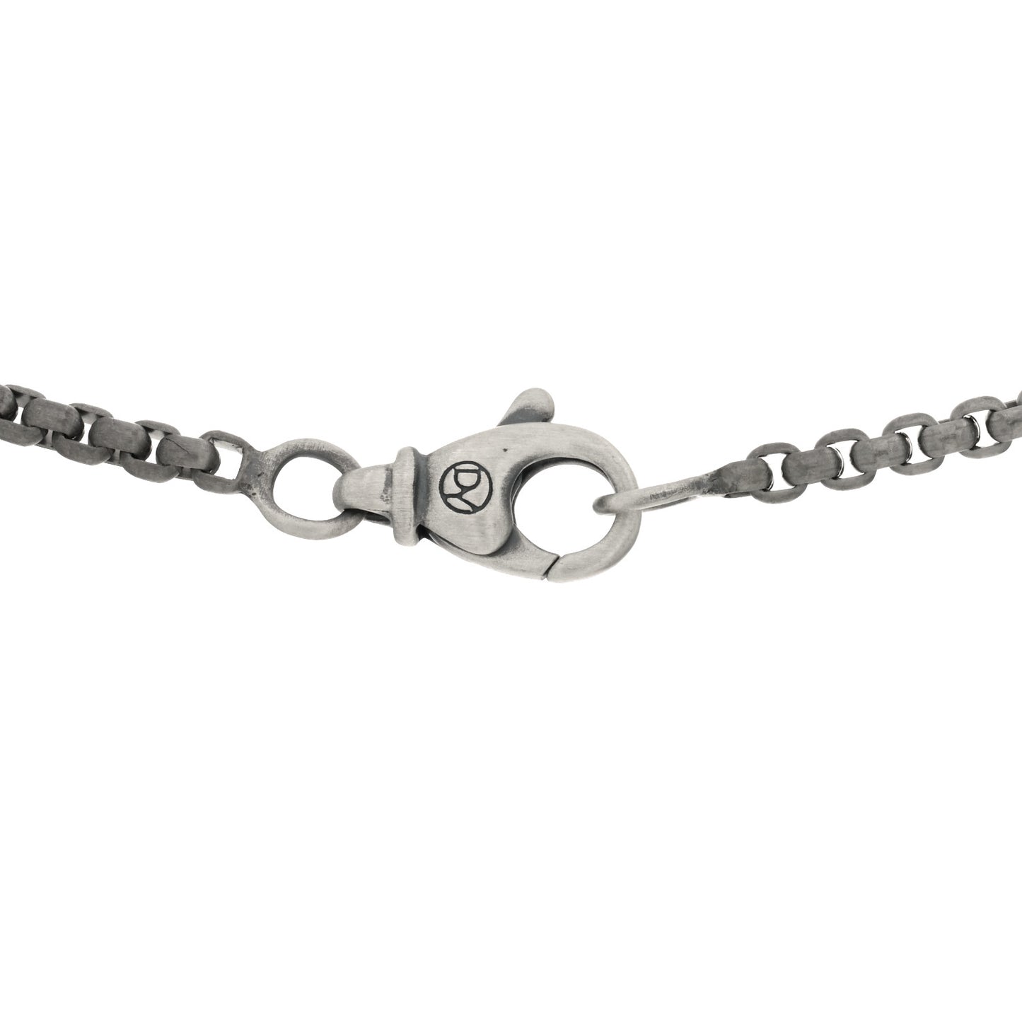 Titanium Sterling Silver 2.7mm Medium Box Chain Necklace 22"