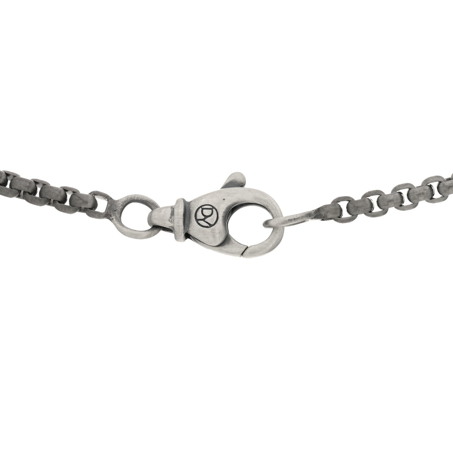 David Yurman Titanium Sterling Silver 2.7mm Medium Box Chain Necklace 22" 3 of 3