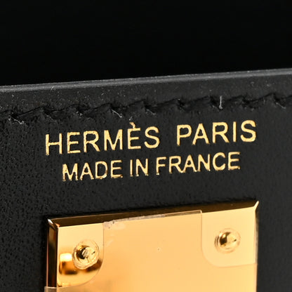 Hermes Box Mini Kelly Sellier 20 Black 6 of 11