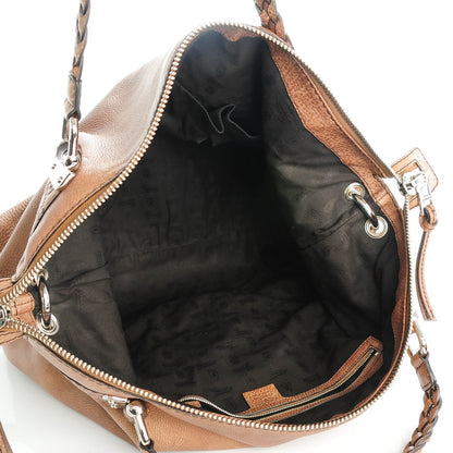 Gucci Calfskin Large Bamboo Bar Shoulder Bag Light Brown 5 of 7
