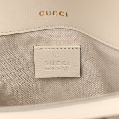 Gucci GG Supreme Monogram Web Mini Horsebit 1955 Shoulder Bag Beige Mystic White 5 of 12