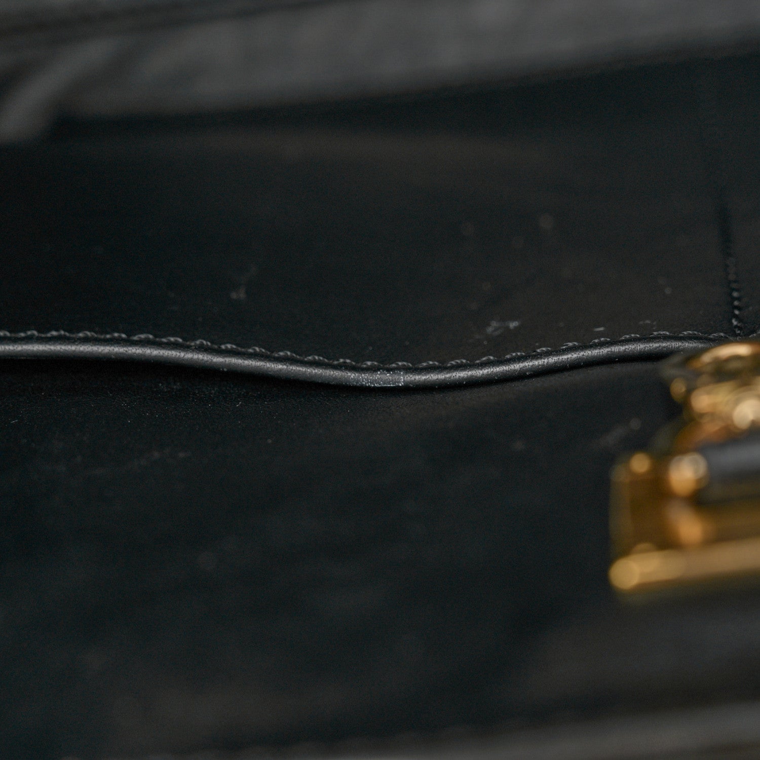 Louis Vuitton Calfskin City Steamer EW Black Gold 8 of 12