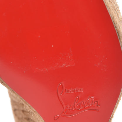 Christian Louboutin Praia 140 Platform Espadrilles 37 Tobacco 13 of 20