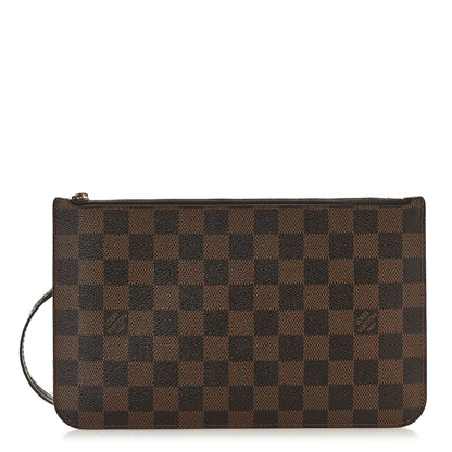Louis Vuitton Damier Ebene Neverfull MM GM Pochette 1 of 11