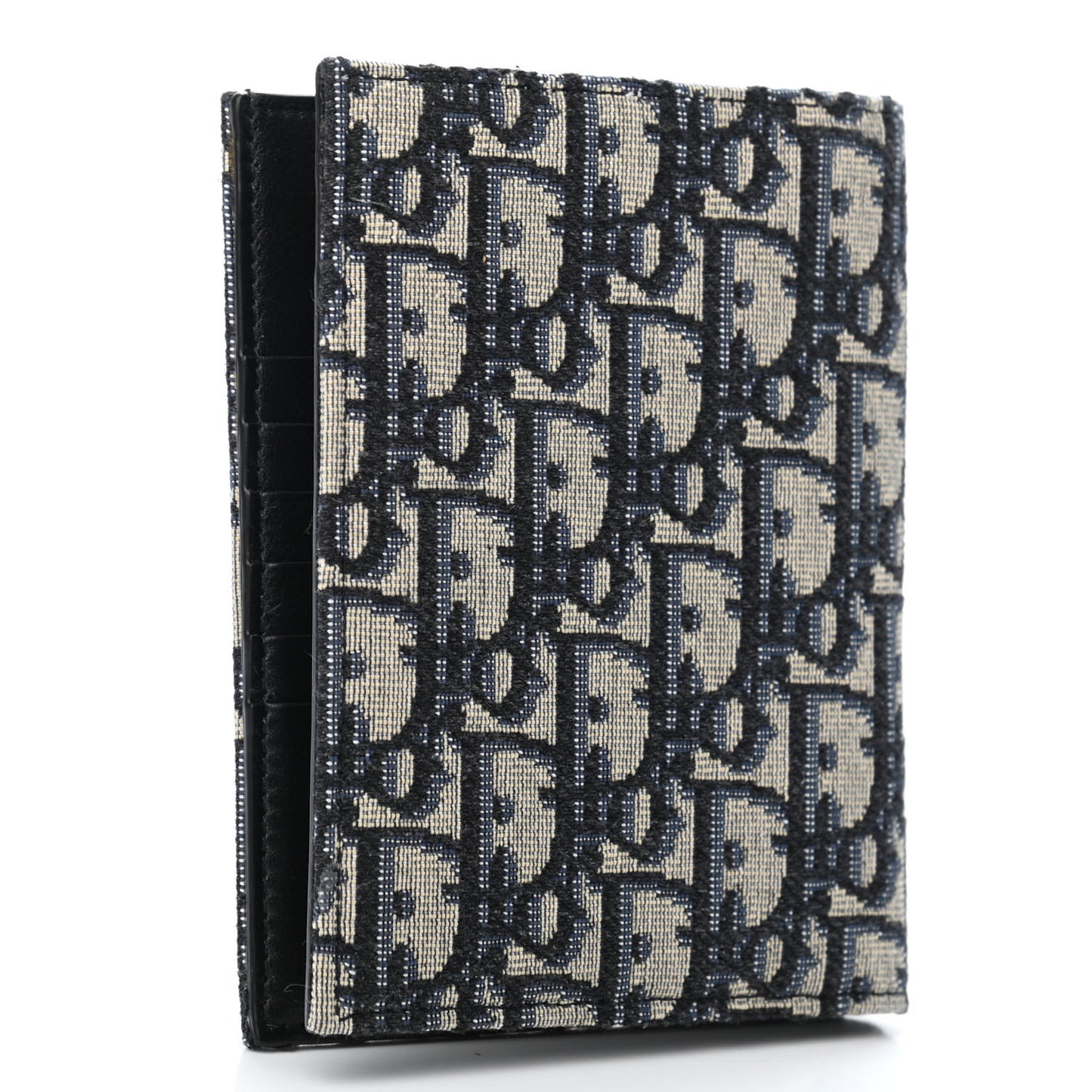 Oblique Passport Holder Blue
