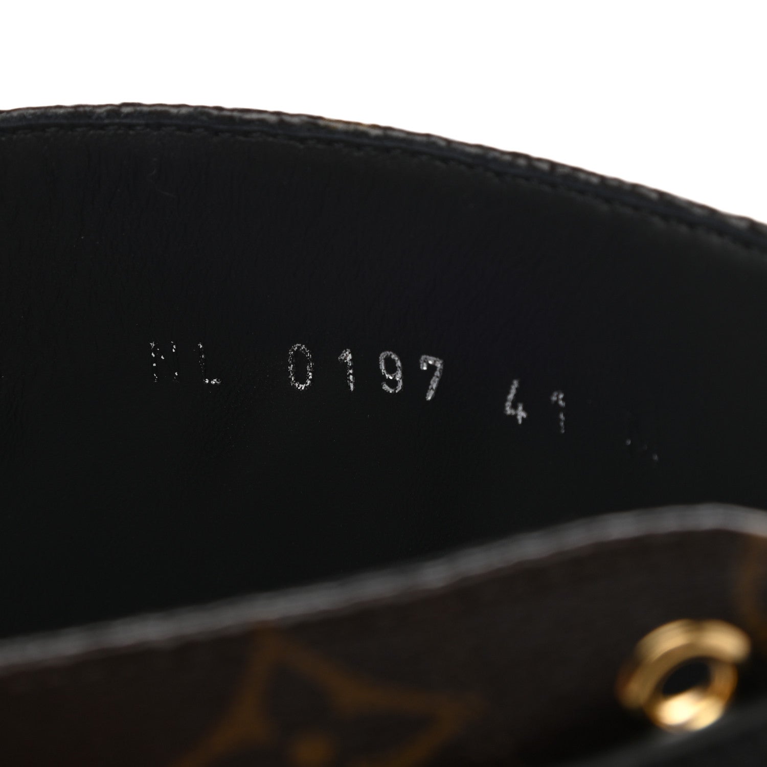 Louis Vuitton Calfskin Monogram Wonderland Flat Ranger Boots 41 Black 8 of 8
