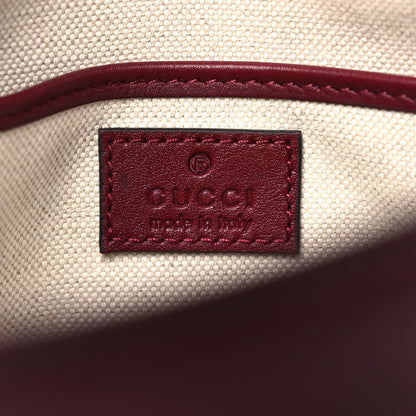 Gucci Arabella Calfskin Horsebit 1955 Shoulder Bag Rosso Ancora 7 of 13