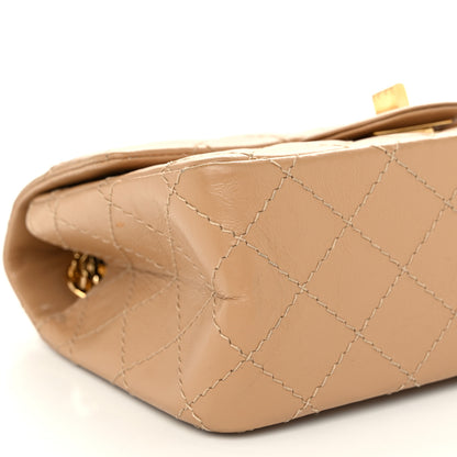Chanel Aged Calfskin Quilted 2.55 Reissue Mini Flap Beige 9 of 10