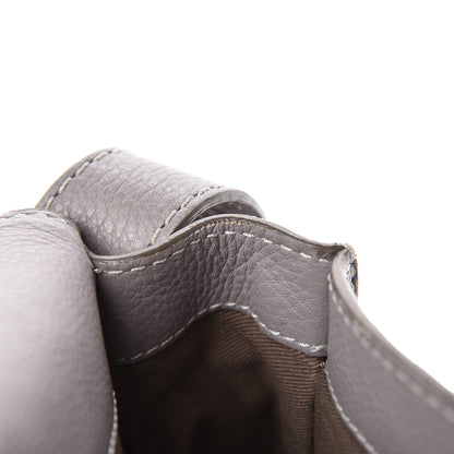 Chloe Calfskin Medium Marcie Round Crossbody Bag Cashmere Grey 10 of 15