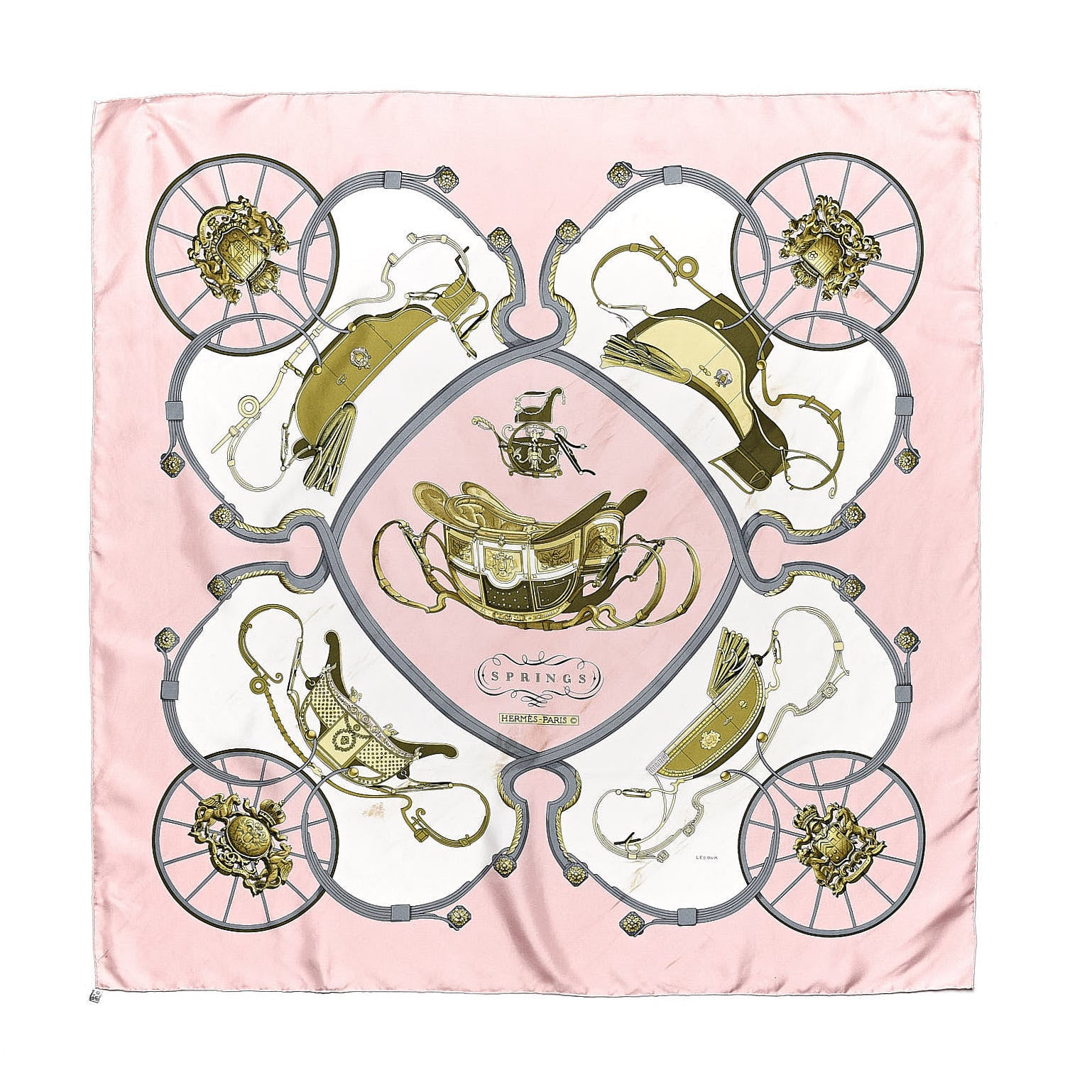 Hermes Silk Springs Scarf 90 1 of 7