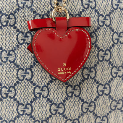 Gucci GG Plus Monogram Tattoo Heart Medium Joy Boston Red 11 of 14