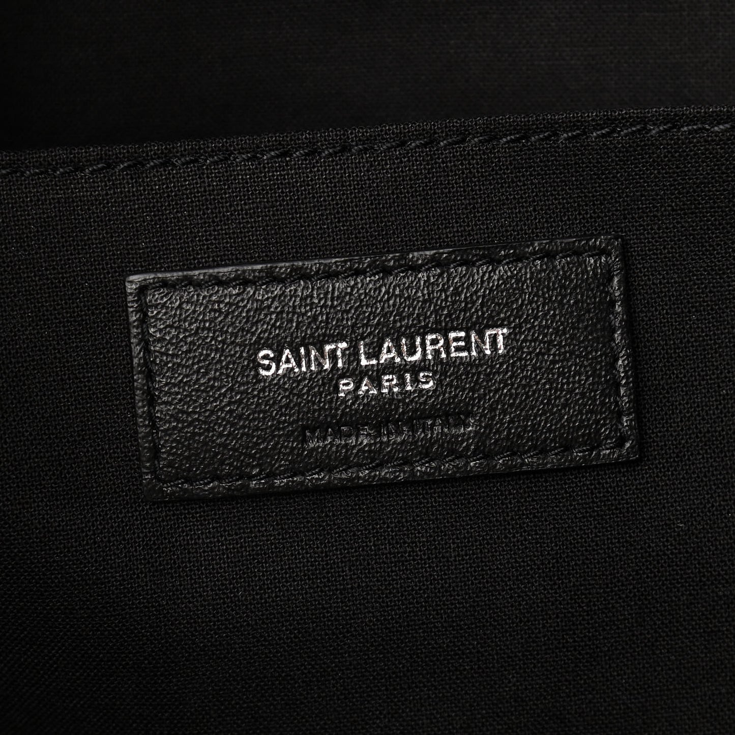 Calfskin Large Shopper Tote Black